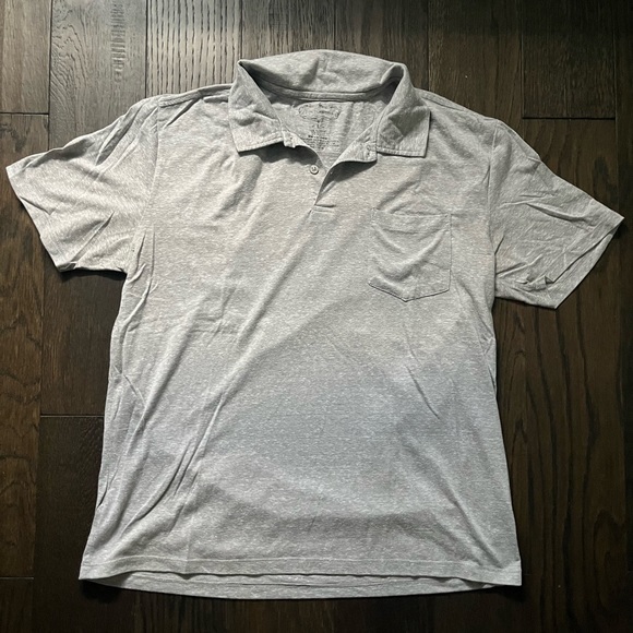 James Campbell, grey polo t-shirt, size Large - Picture 1 of 4